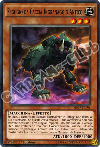 MP17-IT180 Segugio da Caccia-Ingranaggio Antico comune 1a Edizione (IT) -NEAR MINT-