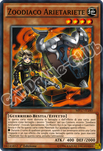 MP17-IT185 Zoodiaco Arietariete comune 1a Edizione (IT) -NEAR MINT-