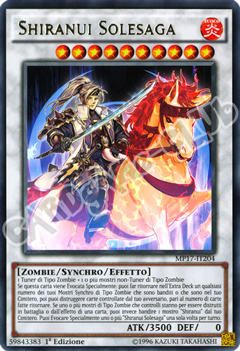 MP17-IT204 Shiranui Solesaga rara 1a Edizione (IT) -NEAR MINT-