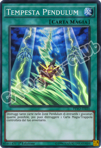 PEVO-IT035 Tempesta Pendulum super rara 1a Edizione (IT) -NEAR MINT-