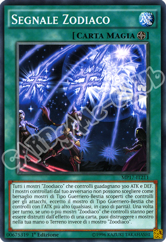 MP17-IT211 Segnale Zodiaco comune 1a Edizione (IT) -NEAR MINT-