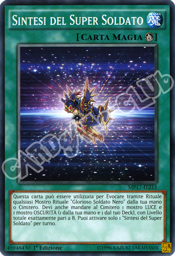 MP17-IT215 Sintesi del Super Soldato comune 1a Edizione (IT) -NEAR MINT-