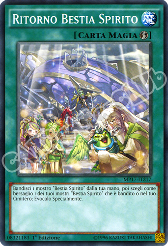 MP17-IT217 Ritorno Bestia Spirito comune 1a Edizione (IT) -NEAR MINT-