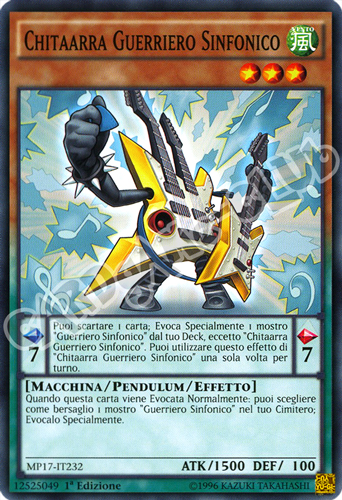 MP17-IT232 Chitaarra Guerriero Sinfonico comune 1a Edizione (IT) -NEAR MINT-