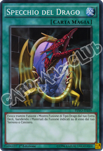 PEVO-IT039 Specchio del Drago super rara 1a Edizione (IT) -NEAR MINT-
