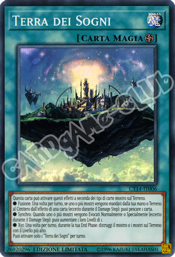 CT14-IT006 Terra dei Sogni super rara Edizione Limitata (IT) -NEAR MINT-
