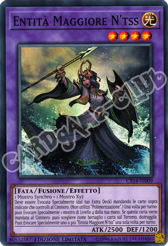 CT14-IT009 Entita' Maggiore N'tss super rara Edizione Limitata (IT) -NEAR MINT-