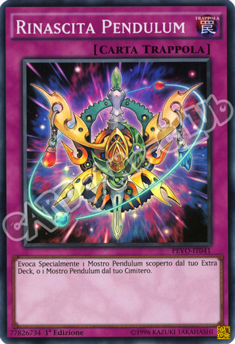 PEVO-IT041 Rinascita Pendulum super rara 1a Edizione (IT) -NEAR MINT-