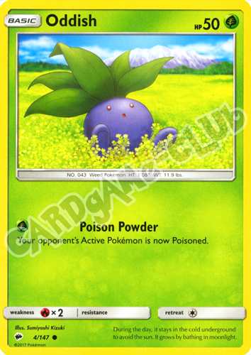 004 / 147 Oddish comune normale (EN) -NEAR MINT-