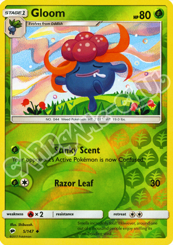 005 / 147 Gloom non comune foil reverse (EN) -NEAR MINT-