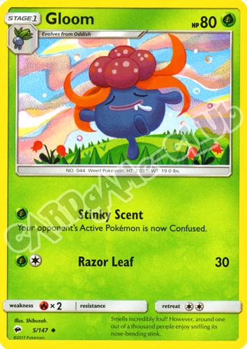 005 / 147 Gloom non comune normale (EN) -NEAR MINT-