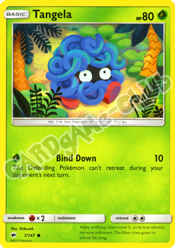 007 / 147 Tangela comune normale (EN) -NEAR MINT-