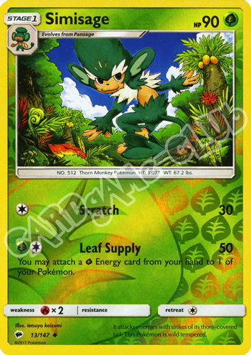 013 / 147 Simisage non comune foil reverse (EN) -NEAR MINT-