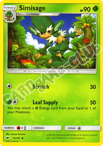 013 / 147 Simisage non comune normale (EN) -NEAR MINT-