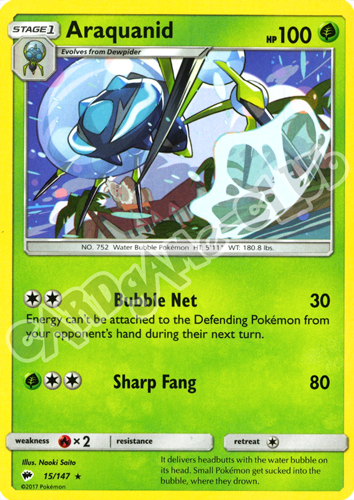 015 / 147 Araquanid rara normale (EN) -NEAR MINT-