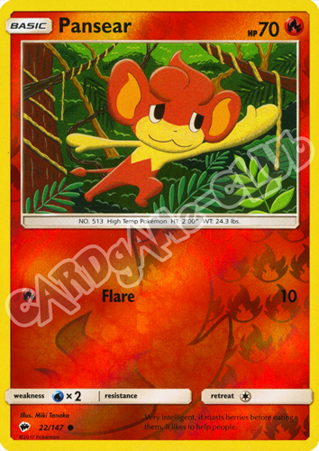 022 / 147 Pansear comune foil reverse (EN) -NEAR MINT-