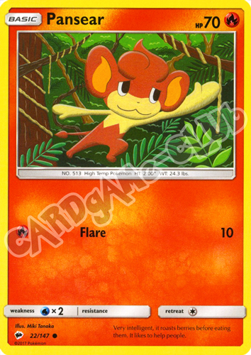 022 / 147 Pansear comune normale (EN) -NEAR MINT-