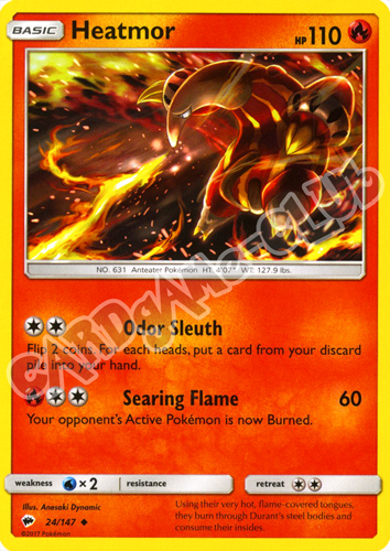 024 / 147 Heatmor non comune normale (EN) -NEAR MINT-