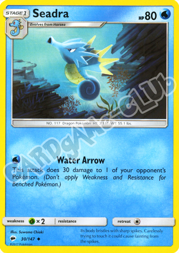 030 / 147 Seadra non comune normale (EN) -NEAR MINT-