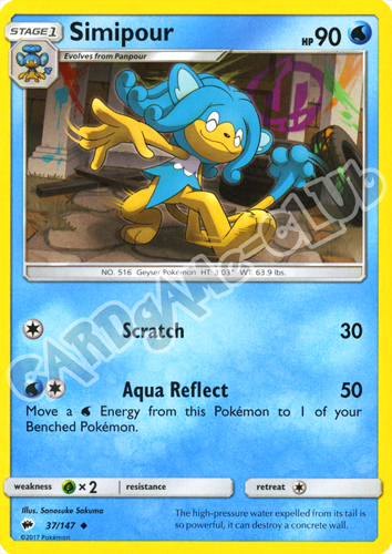 037 / 147 Simipour non comune foil reverse (EN) -NEAR MINT-