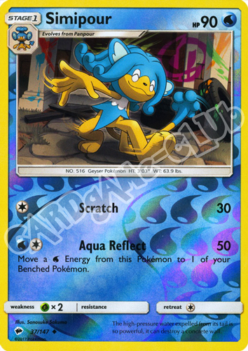 037 / 147 Simipour non comune normale (EN) -NEAR MINT-