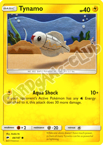 044 / 147 Tynamo comune normale (EN) -NEAR MINT-