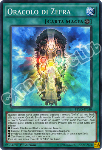 PEVO-IT050 Oracolo di Zefra super rara 1a Edizione (IT) -NEAR MINT-