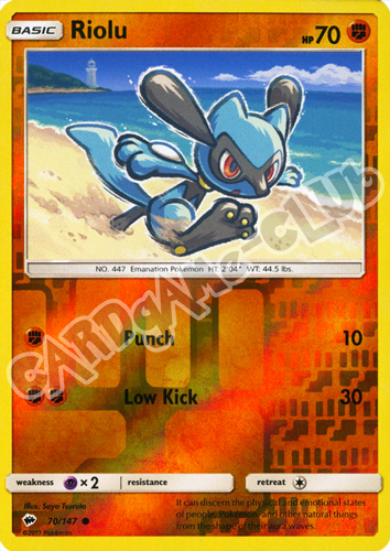 070 / 147 Riolu comune foil reverse (EN) -NEAR MINT-