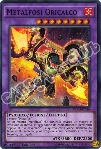 PEVO-IT054 Metalfosi Oricalco super rara 1a Edizione (IT) -NEAR MINT-