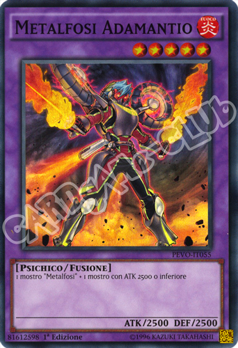 PEVO-IT055 Metalfosi Adamantio super rara 1a Edizione (IT) -NEAR MINT-