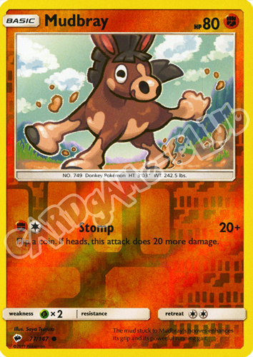 077 / 147 Mudbray comune foil reverse (EN) -NEAR MINT-
