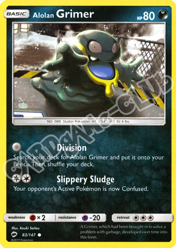 083 / 147 Alolan Grimer comune normale (EN) -NEAR MINT-