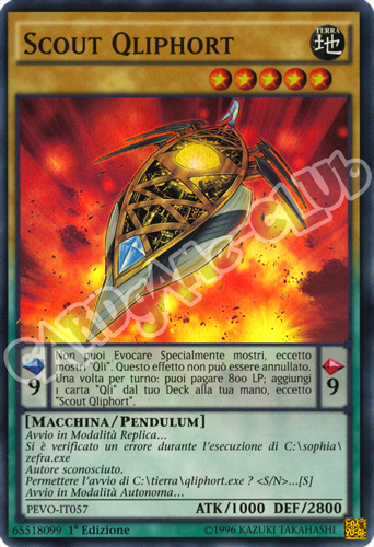 PEVO-IT057 Scout Qliphort super rara 1a Edizione (IT) -NEAR MINT-