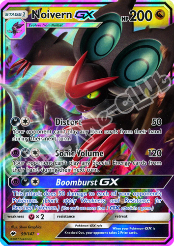 099 / 147 Noivern GX rara GX foil (EN) -NEAR MINT-