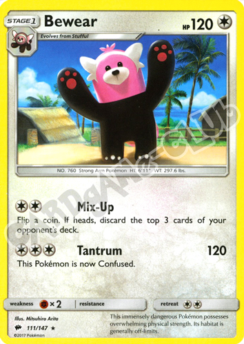 111 / 147 Bewear rara normale (EN) -NEAR MINT-