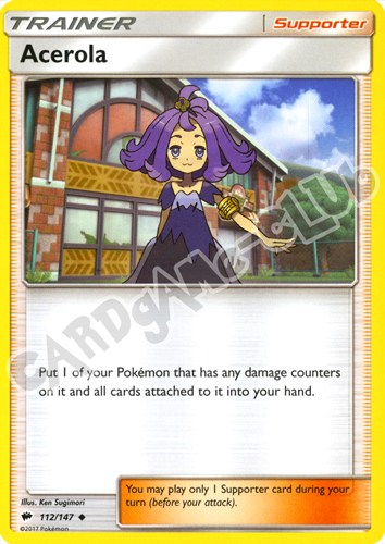 112 / 147 Acerola non comune normale (EN) -NEAR MINT-