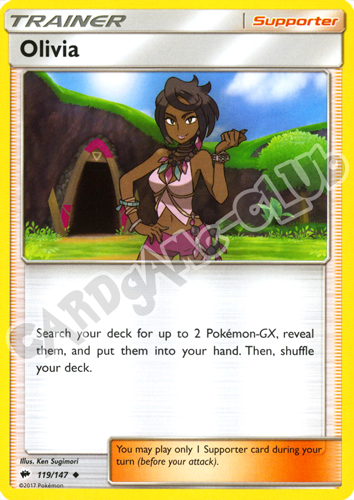 119 / 147 Olivia non comune normale (EN) -NEAR MINT-