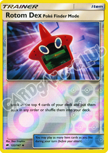 122 / 147 Rotom Dex Poke' Finder Mode non comune foil reverse (EN) -NEAR MINT-