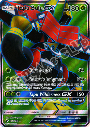 130 / 147 Tapu Bulu GX ultra rara foil (EN) -NEAR MINT-