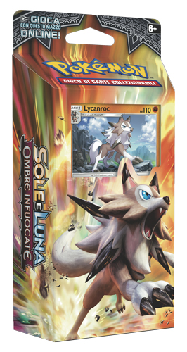 Sole e Luna Ombre Infuocate mazzo tematico Roccia Ferma (IT)