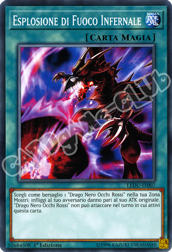 LEDU-IT007 Esplosione di Fuoco Infernale comune 1a Edizione (IT) -NEAR MINT-