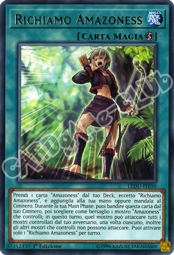 LEDU-IT010 Richiamo Amazoness rara 1a Edizione (IT) -NEAR MINT-