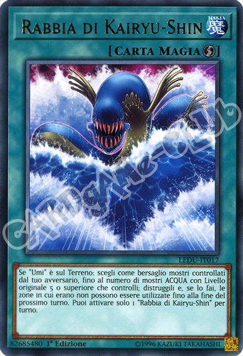 LEDU-IT017 Rabbia di Kairyu-Shin rara 1a Edizione (IT) -NEAR MINT-