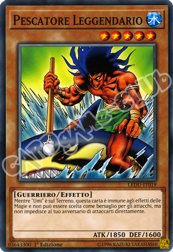 LEDU-IT019 Pescatore Leggendario comune 1a Edizione (IT) -NEAR MINT-