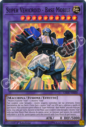 LEDU-IT030 Super Vehicroid - Base Mobile super rara 1a Edizione (IT) -NEAR MINT-