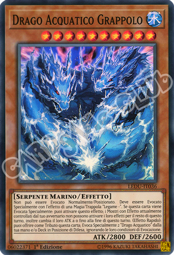 LEDU-IT036 Drago Acquatico Grappolo super rara 1a Edizione (IT) -NEAR MINT-