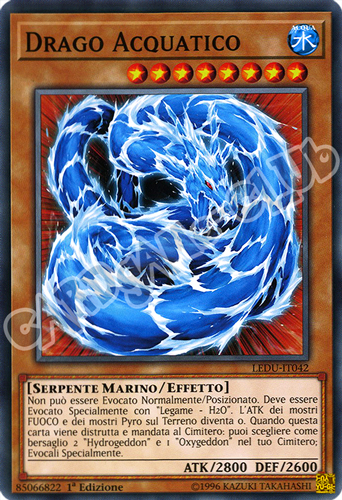 LEDU-IT042 Drago Acquatico comune 1a Edizione (IT) -NEAR MINT-