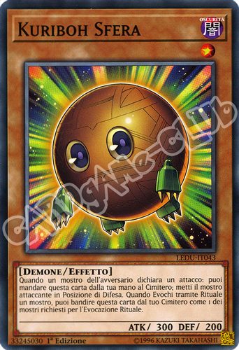 LEDU-IT043 Kuriboh Sfera comune 1a Edizione (IT) -NEAR MINT-