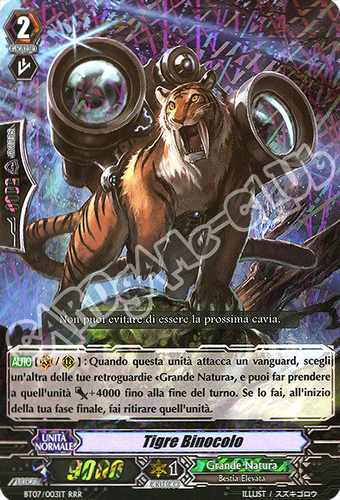 BT07-IT003 Tigre Binocolo tripla rara foil (IT) -NEAR MINT-