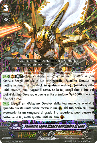 BT07-IT007 Pellinore, Lepre Bianca nell'Ombra di Luna tripla rara foil (IT) -NEAR MINT-